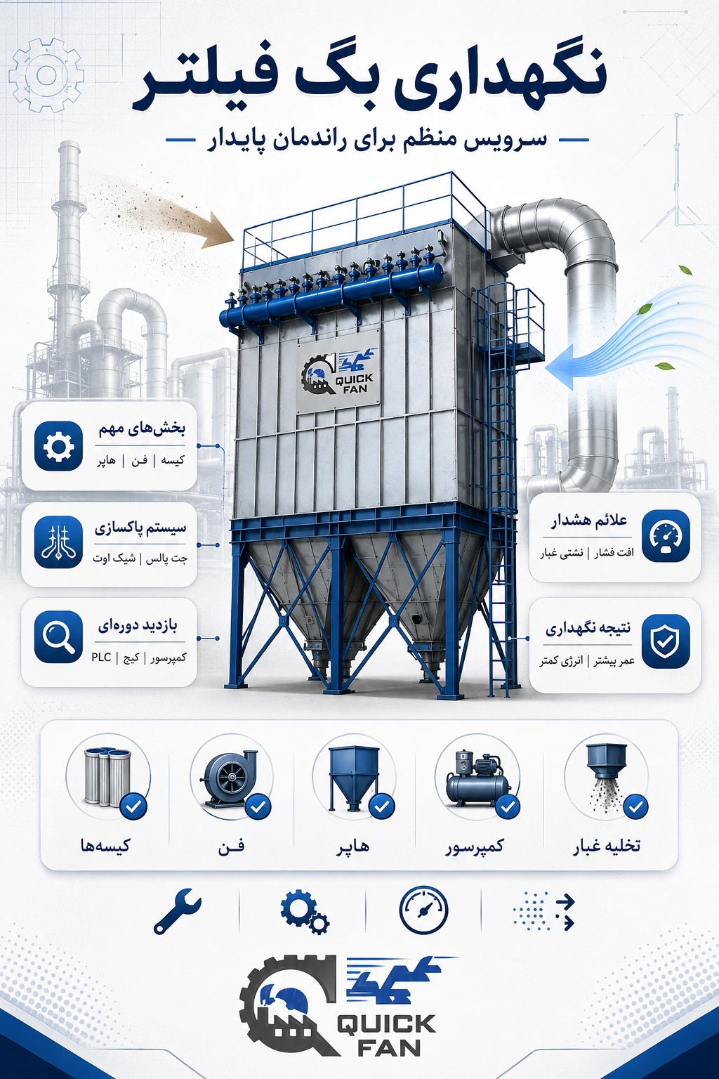 نگهداری بگ فیلتر