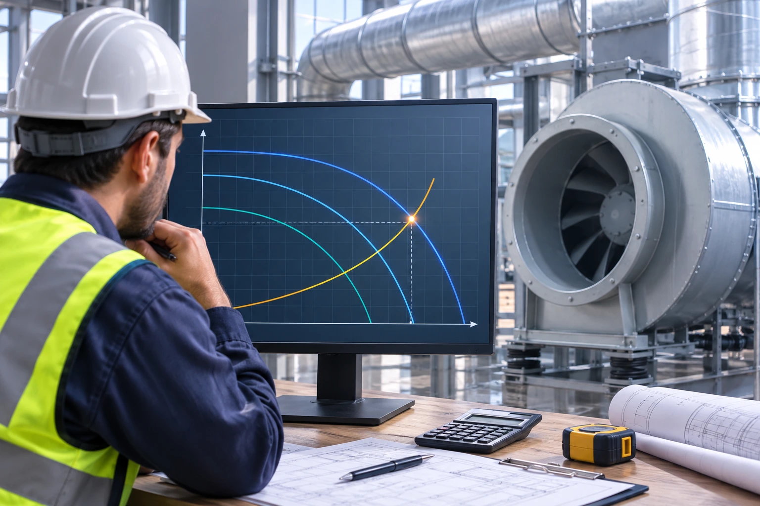 منحنی فن سانتریفیوژ را چگونه بخوانیم؟
